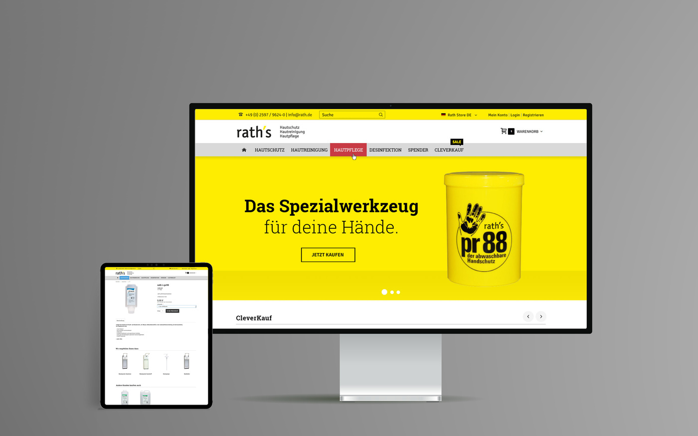 Magento Shop Agentur für rath's