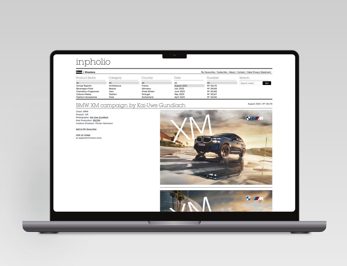 TYPO3 Website inpholio - Photographers Database TYPO3 Website inpholio - Photographers Database