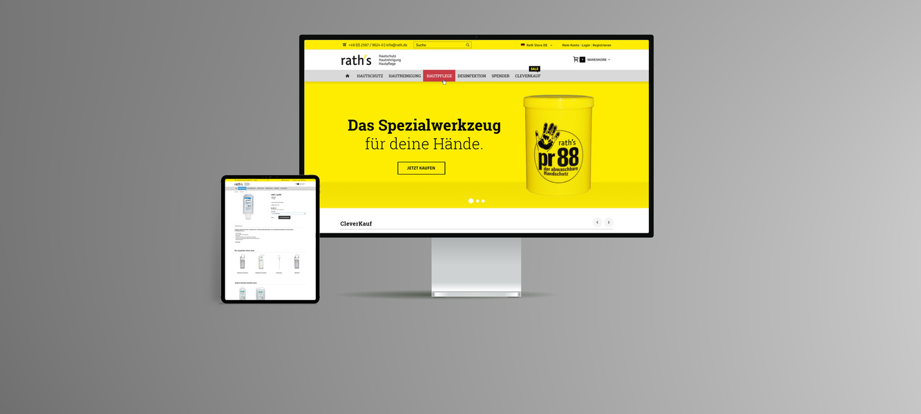 v Magento Shop Agentur für rath's